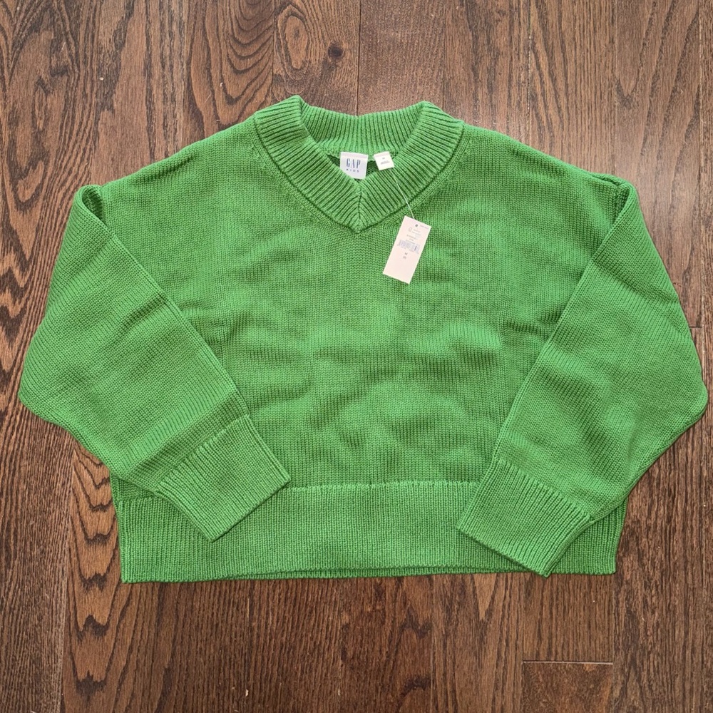 GAP Kids Boxy V-Neck Sweater
